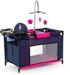 Bayer Design 62654AA Puppenbett mit Schrank, Hochstuhl, Mobile, Ablage, Bettdecke,