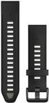 Garmin Ersatzarmband QuickFit 20mm Silikon Schwarz/Kieselgrau