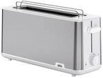 Braun Toaster PurShine HT 1610 WH, 25cm Brot Schlitz, 8 Br&auml;unungsgrade,...