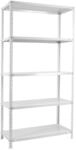 PROREGAL Schraubregal Panda 5 Metallb&ouml;den | HxBxT 180x80x30cm | Fachlast 100kg 