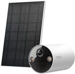 TP-Link Tapo Smart Home Solar Powered Security Camera Kit, Wireless, 2K 3MP, IP65,