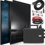 SUNNIVA&reg; 1840W Balkonkraftwerk BIFAZIAL FULLBLACK komplett Steckdose TSUN 800W