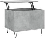 vidaXL Couchtisch, Sofatisch f&uuml;r Wohnzimmer, Wohnzimmertisch mit viel Stauraum,