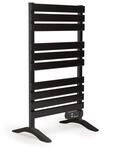 CREATE / WARM Towel 500W / Elektrischer Badheizk&ouml;rper Schwarz mit Standf&uuml;&szlig;en /