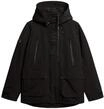 Superdry Herren Ultimative SD-Windjacke mit Kapuze und Stickerei Schwarz S