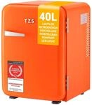TZS First Austria - Retro Mini K&uuml;hlschrank 40L - Lautlos - Vintage Minibar f&uuml;r
