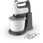 Tefal HT464138 Prep'Mix Hand Mixer with Rotating Bowl 2.5 L 500 W White