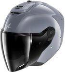 SHARK, Jet Motorradhelm RS JET CARBON DARK SHADOW Gun Silver S05, L