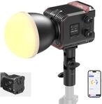 SMALLRIG RC 100B COB Videoleuchte, Bi-Color Video Light 2700K-6500K, Type-C PD