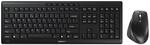 CHERRY STREAM DESKTOP COMFORT, Kabelloses Tastatur-Maus-Set, EU-Layout (QWERTY), 2,4
