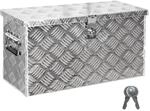Box Anh&auml;nger Kiste Alu mit Deckel Alubox Transportbox Truckbox Deichselbox PKW