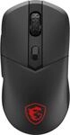 MSI Versa 300W Elite Gaming Maus, 8000 DPI, 30M+ Klicks Kailh Switch, Optischer