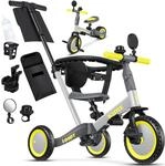 KIDIZ&reg; 6in1 Laufrad Dreirad | Laufr&auml;der Lauffahrrad Kinderdreirad ab 1 Jahr bis 5
