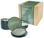 CreaTable, 21556, Serie Nordic Fjord, 12-teiliges Geschirrset f&uuml;r 6 Personen,...