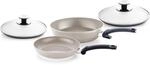 Fissler Ceratal Comfort & Classic Pfannen-Set / 4-teilig, Aluminium-Pfanne,