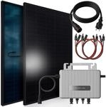 SUNNIVA&reg; 920W Balkonkraftwerk BIFAZIAL FULLBLACK komplett Steckdose EcoFlow...