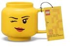Room Copenhagen R.C. Lego Ceramic Tasse Gro&szlig; Winking Girl 41460803, Gelb