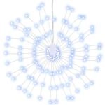 vidaXL Weihnachtsbeleuchtung 4 Stk., Feuerwerk Lichterkette Weihnachtsdeko,