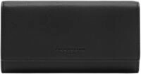 LIEBESKIND Berlin Leder Geldb&ouml;rse Lora Small Pebble Valentina Purse Black schwarz