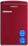 MEDION Retro K&uuml;hl-Gefrierkombination (95L K&uuml;hlschrank, 13L 4 Sterne...