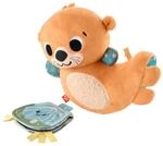 Fisher-Price Sensorik-Pl&uuml;schspielzeug f&uuml;r Babys, Wippender 2-in-1-Otter zum Spielen