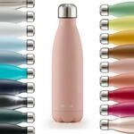 Blumtal Trinkflasche 350 ml Edelstahl - auslaufsichere Isolierflasche - BPA-freie