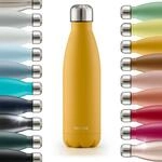 Blumtal Trinkflasche 350 ml Edelstahl - auslaufsichere Isolierflasche -...
