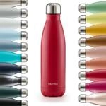 Blumtal Trinkflasche 350 ml Edelstahl - auslaufsichere Isolierflasche - BPA-freie