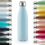 Blumtal Trinkflasche 350 ml Edelstahl - auslaufsichere Isolierflasche - BPA-freie