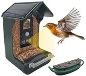 Berger & Schr&ouml;ter | Vogel-Futterhaus mit 1080P Kamera Solar Wassertr&auml;nke 940nm IR
