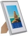 MAUL Bilderrahmen MAULdesign 15x21 cm aus Aluminium | zum H&auml;ngen in Quer- und