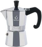 FOREVER Espressokocher Moka 2 Tassen Aluminium, Miss Moka Prestige, Espressokocher