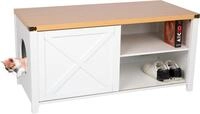 needs&wants&reg; Katzenschrank gro&szlig; f&uuml;r Katzentoilette XXL aus Holz mit...
