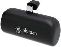 Manhattan Powerbank 5.000 mAh mit integriertem USB-C-Stecker 10 W