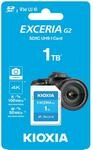 Kioxia EXCERIA G2 1TB SD Memory Card - Video Speed Class 30, Up to 50 MB/s Write