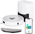 MEDION Saugroboter mit Absaugstation und Wischfunktion X42 SW+ (Lasernavigation,