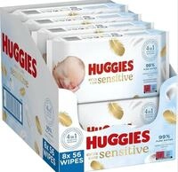 Huggies Pure Extra Care Sensitive Baby-Feuchtt&uuml;cher, F&uuml;r den ganzen K&ouml;rper, 99%
