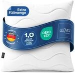 LILENO HOME Allergiker Kopfkissen 80x80 (1er Set) &ndash; 95&deg;C waschbar, OekoTex & Made