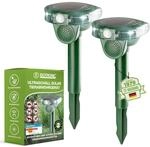 ISOTRONIC Ultraschall Tiervertreiber zur Abwehr von Katzen, Hunden, F&uuml;chsen &