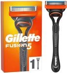 Gillette Fusion 5 Nassrasierer Herren, Rasierer + 1 Rasierklinge mit 5-fach Klinge,