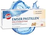 Emser Pastillen Ingwer zuckerfreie Halstabletten bei Halsreizung, 30 St&uuml;ck |...