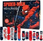 United Labels Marvel Spiderman Adventskalender mit 12 Paar Socken Gr&ouml;&szlig;e 40-45 f&uuml;r