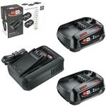 Bosch Akku und Schnellladeger&auml;t Starter Set (2X 2,5Ah Li-Ionen-Akku; 1x