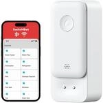 SwitchBot WLAN Wassermelder, Smart Wassersensor, 100dB Einstellbarer Alarm &