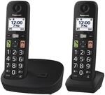 Panasonic KX-TGU112EXB digitales schnurloses Telefon ohne Anrufbeantworter,