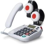 MaxCom KX481SOS: Hausnotruf Telefon mit Notrufarmband, schnurgebundenes