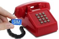 Opis PushMeFon Mobile: Seniorentelefon mit SIM Karte, schnurgebundenes Tischtelefon