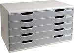 Exacompta 322041D Schubladenbox und Ablagesystem Modulo DIN A3 mit 5 Schubladen 350 x