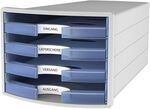 HAN Schubladenbox IMPULS 2.0 mit 4 offenen Schubladen f&uuml;r DIN A4/C4 inkl.