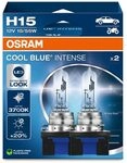 Osram Cool Blue Intense H15, Auto/LKW, +20% More Brightness, up to 3,700K, Halogen